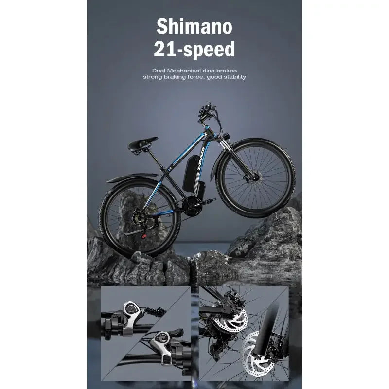 Elektrofahrrad 750W Motor 48V17.5Ah herausnehmbarer Akku