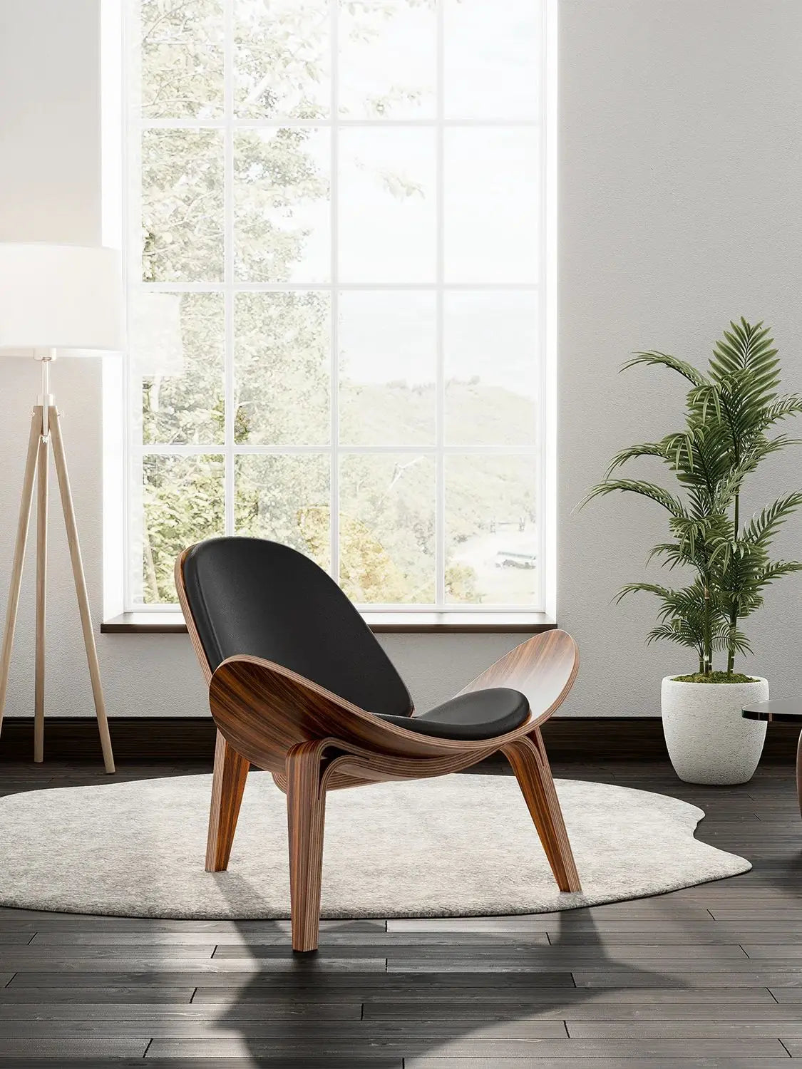 Lounge Nordisk Træ Stol