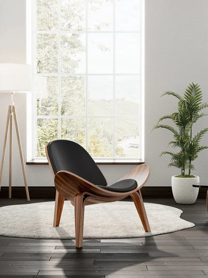 Lounge Nordisk Træ Stol